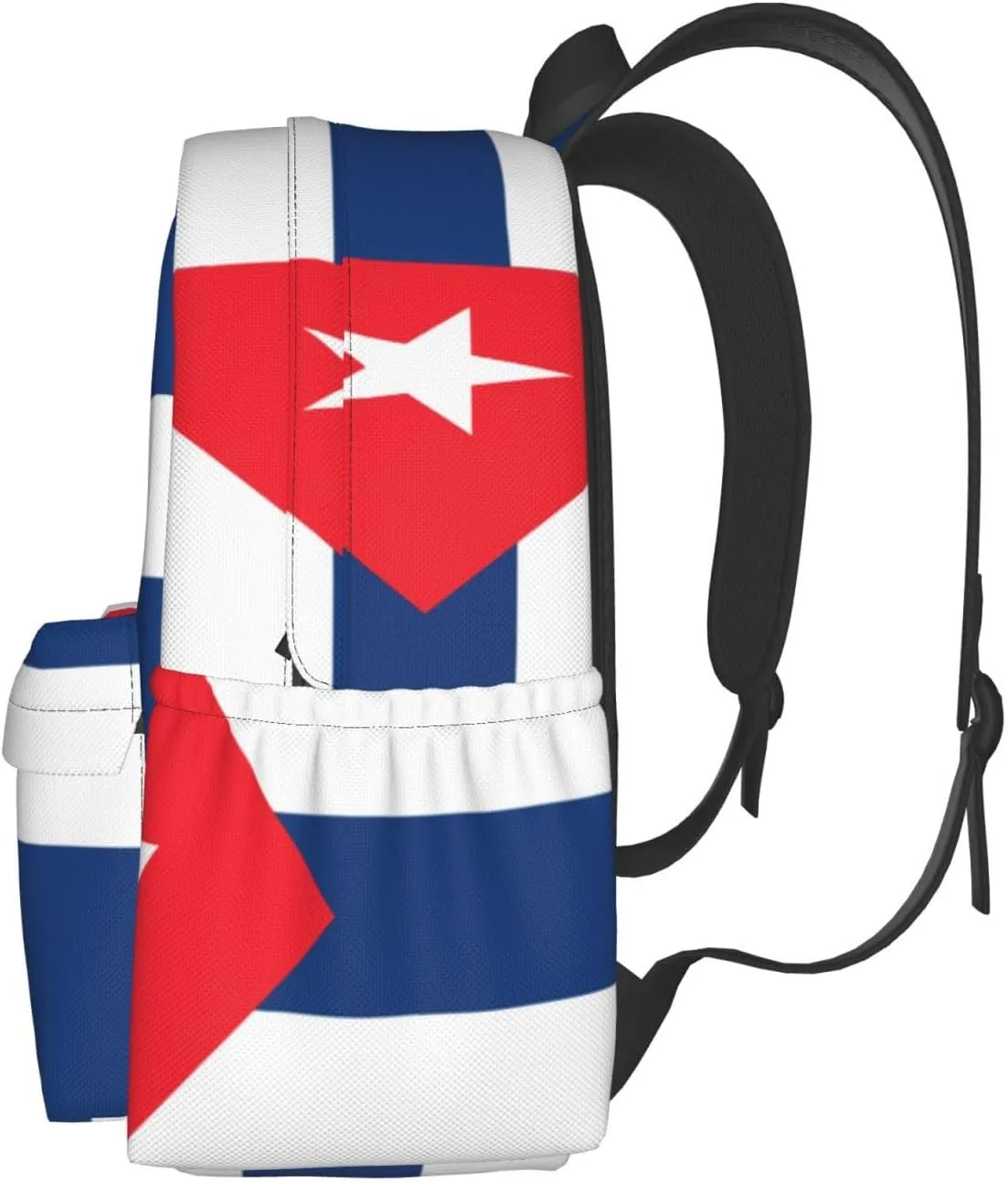 Cuba Flag Large Travel Backpack Casual Backpacks Laptop Daypack Working Rucksack Lightweight Back Pack Sports Bag with Adjustable Shoulder Strap