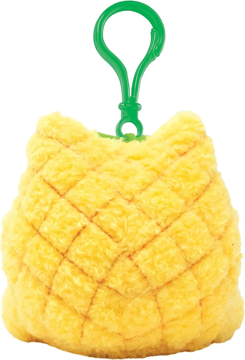 Cuddle Barn PlushGoals - Mini Pineapple Wawa Clip Soft Cute Kawaii Froggie Stuffed Animal Plush Toy Keychain Bag Charms Collectible, 4 inches
