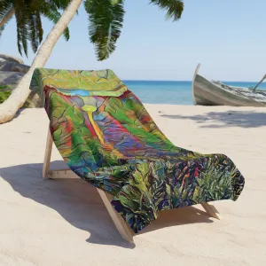 Custom Beach Towel available in two sizes from the Sunset Series at Intriguing Vistas