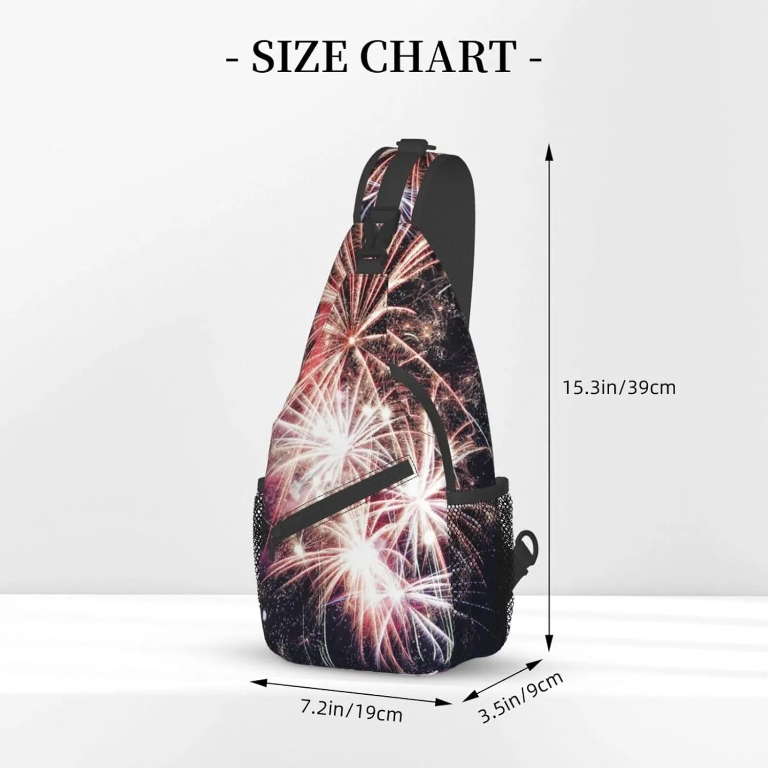 Cute Christmas Owls On Branch Unisex Casual Diagonal Chest Bag,Multipurpose Crossbody Shoulder Bag Hiking Daypack