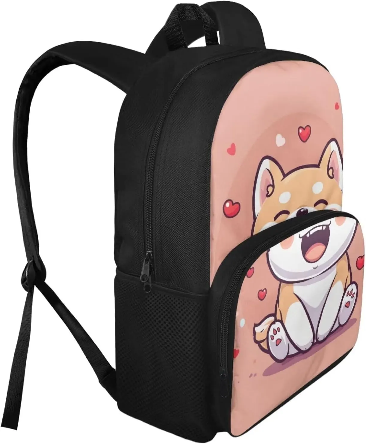 Cute Dog Kids Backpack Backpacks for Girls Boys School 15 Inch Kids Backpacks Cute Book Bag Lightweight Casual Daypack Kindergarten Elementary School Boys and Girls