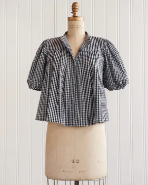 Danya Babydoll Gingham Top