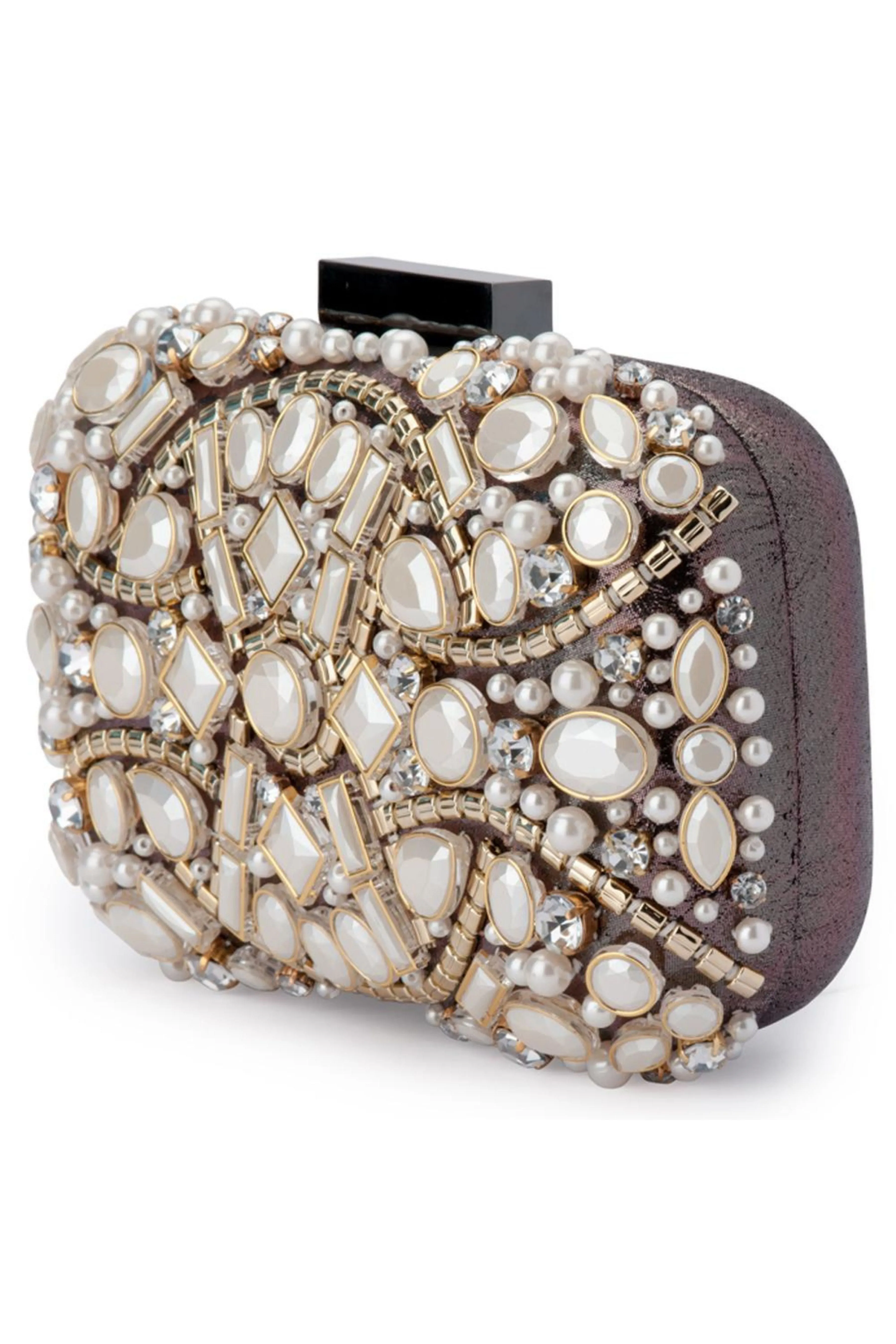 Delila Jewelled Pod - Black Pearl