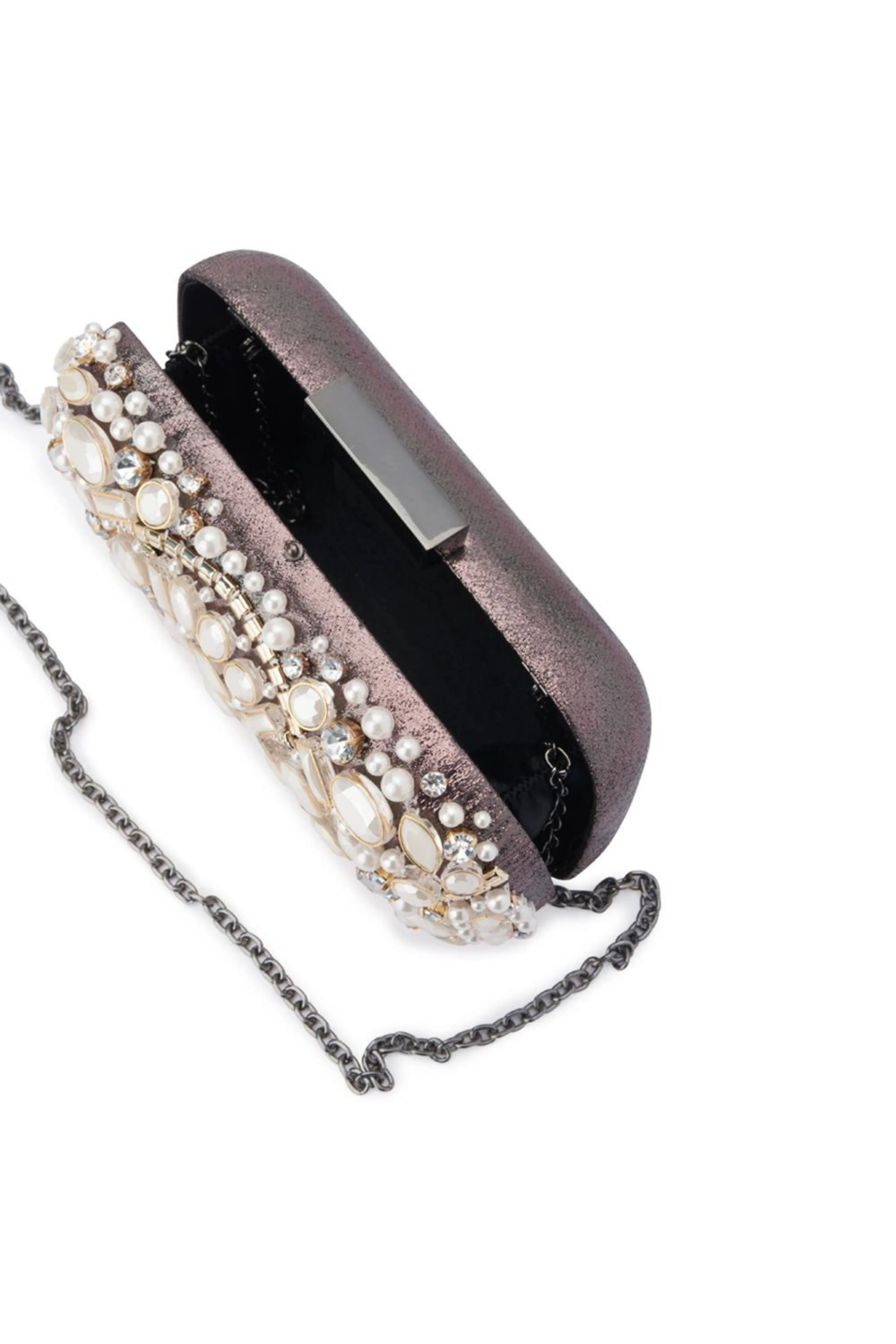 Delila Jewelled Pod - Black Pearl