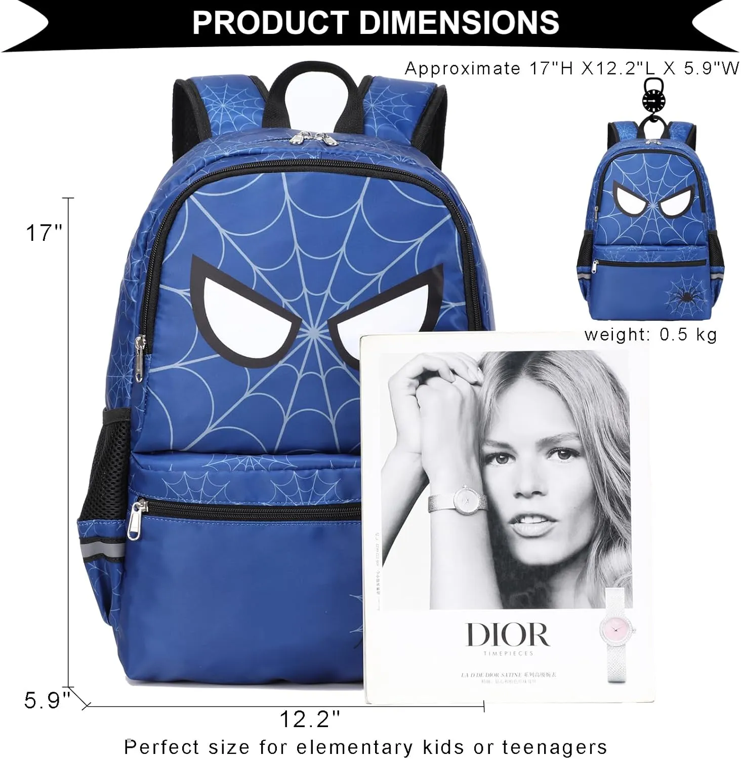 DSIUE School Backpack for Boys, Gamer Boys backpack with Lunch Bag Pencil Case, Bookbag for Boys Kids Backpacks for Elementary School Student