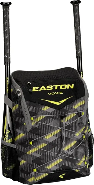 Easton | MOXIE Backpack Equipment Bag | Baseball / Softball | T-Ball / Rec / Travel | Multiple Styles