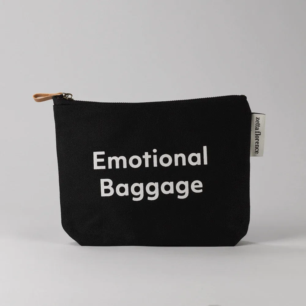 Emotional Baggage Clutch - Black
