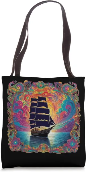 Explore The Seven Seas Vintage Maritime Sailing Classic Tote Bag