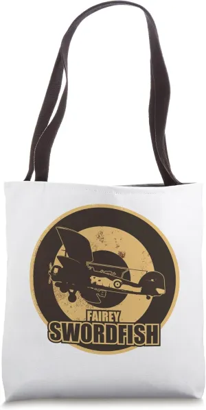 Fairey Swordfish (distressed) Tote Bag