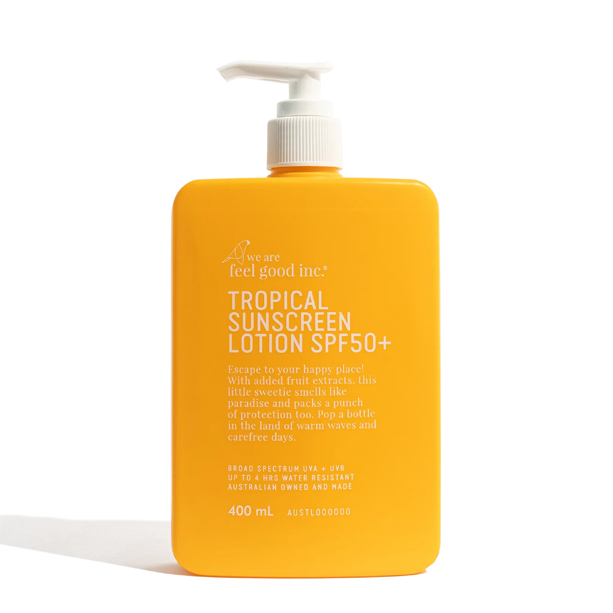 FEEL GOOD INC. TROPICAL 50  SUNSCREEN: 400ML