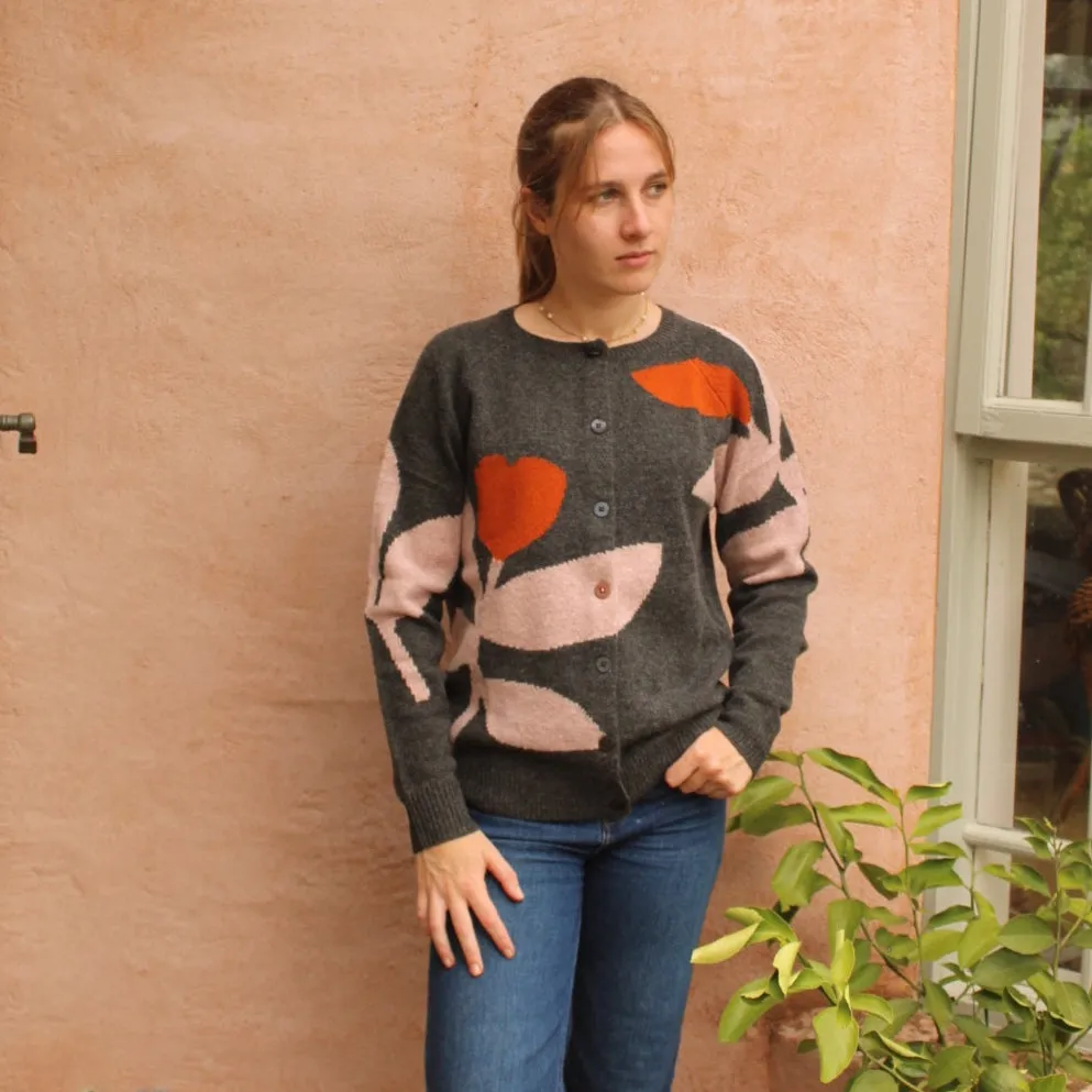 Feride Cardigan - Charcoal