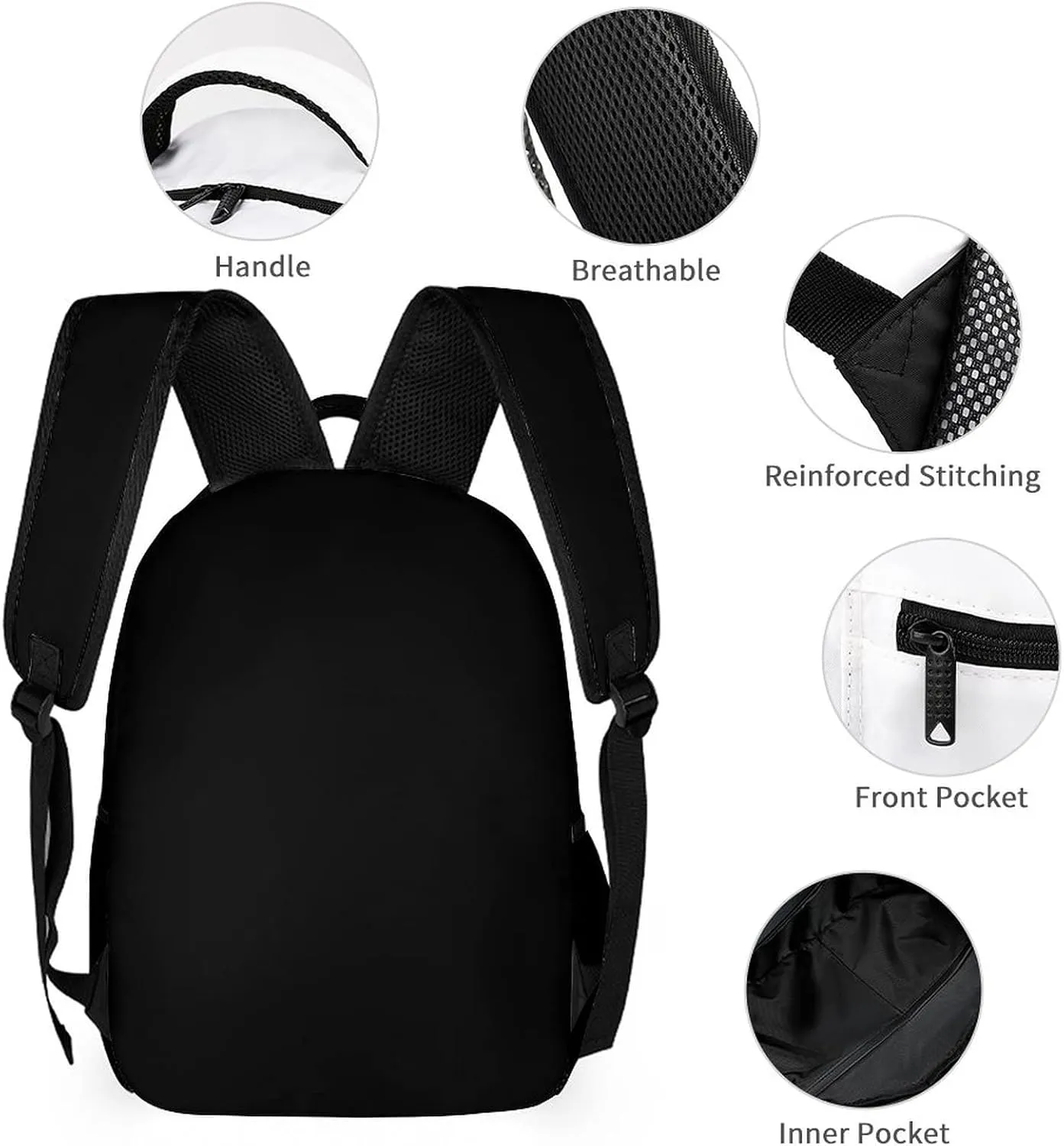 Fiokroo Video Game Controller Black Background Backpack School Bag For Students Teens Men Women Gaming Gadgets Laptop Backpacks Travel Daypack Bag With Multiple Pockets