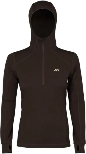 First Lite Women's Kiln Hoody - Merino Wool Midweight Camo Hunting Base Layer