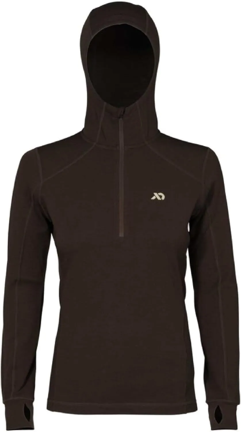 First Lite Women's Kiln Hoody - Merino Wool Midweight Camo Hunting Base Layer