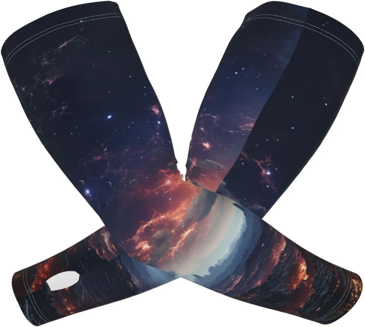 Fish aquarium Arm Sleeves for Men Women Cooling Sleeves Compression Arm Sleeve UV Blocking Protection Sleeve