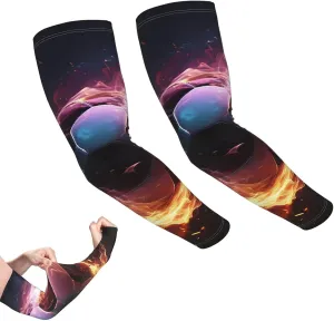 Fish aquarium Arm Sleeves for Men Women Cooling Sleeves Compression Arm Sleeve UV Blocking Protection Sleeve