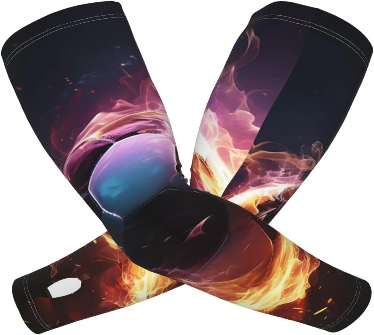 Fish aquarium Arm Sleeves for Men Women Cooling Sleeves Compression Arm Sleeve UV Blocking Protection Sleeve