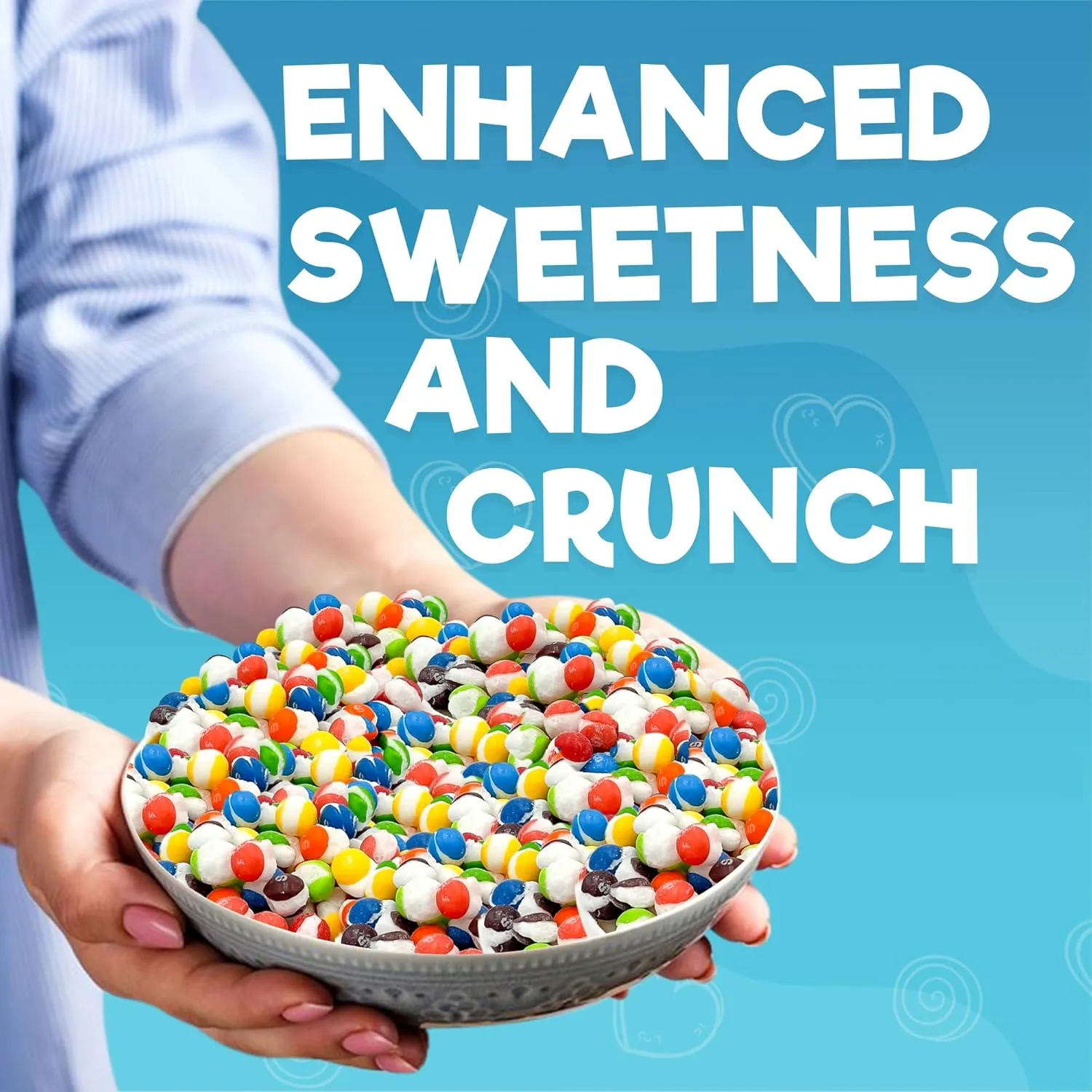 Fruit Crunch Tropical Freeze-Dried Candy, 16 oz, Tropical Fruit Flavors, Large Pouch, Ideal Gift Snack Treat