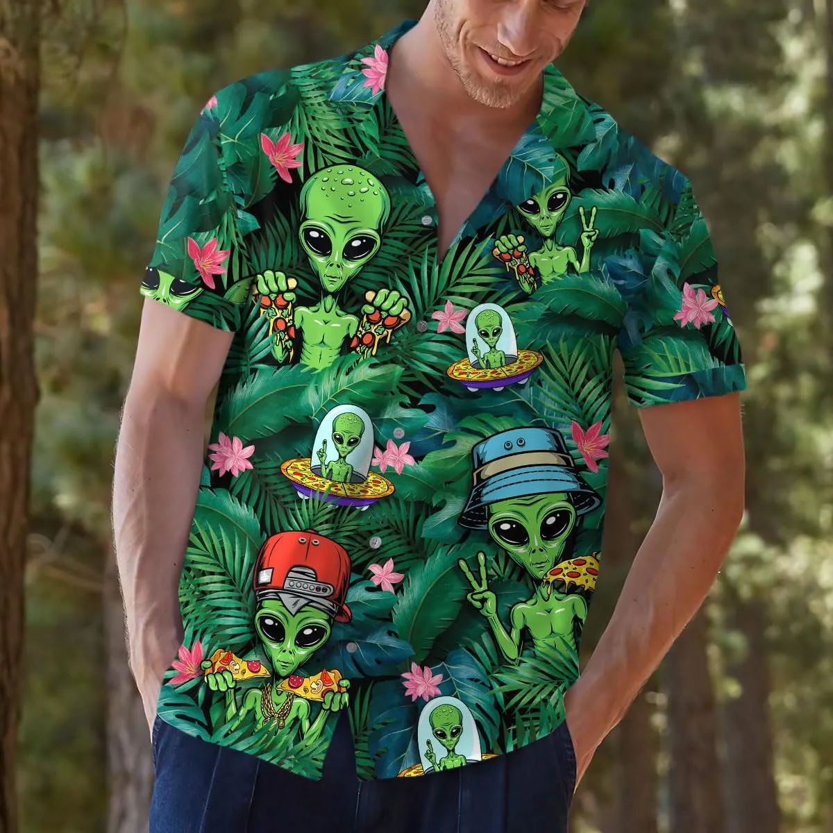 Funny Hawaiian Shirts for Men Palm Beach Shirts Tropical Vacation Shirts O3