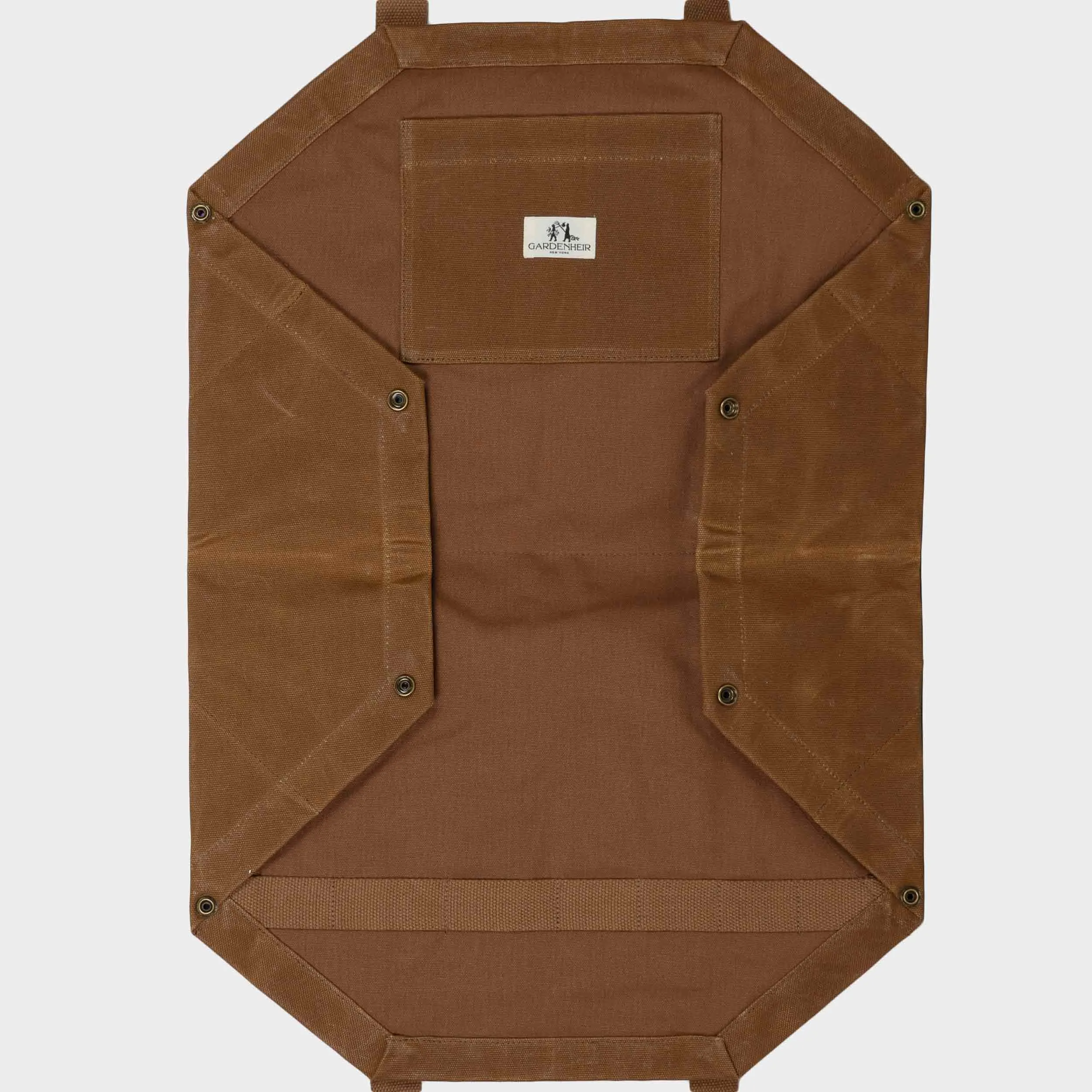 Gardenheir Waxed Canvas Origami Harvesting Trug/Tote in British Tan