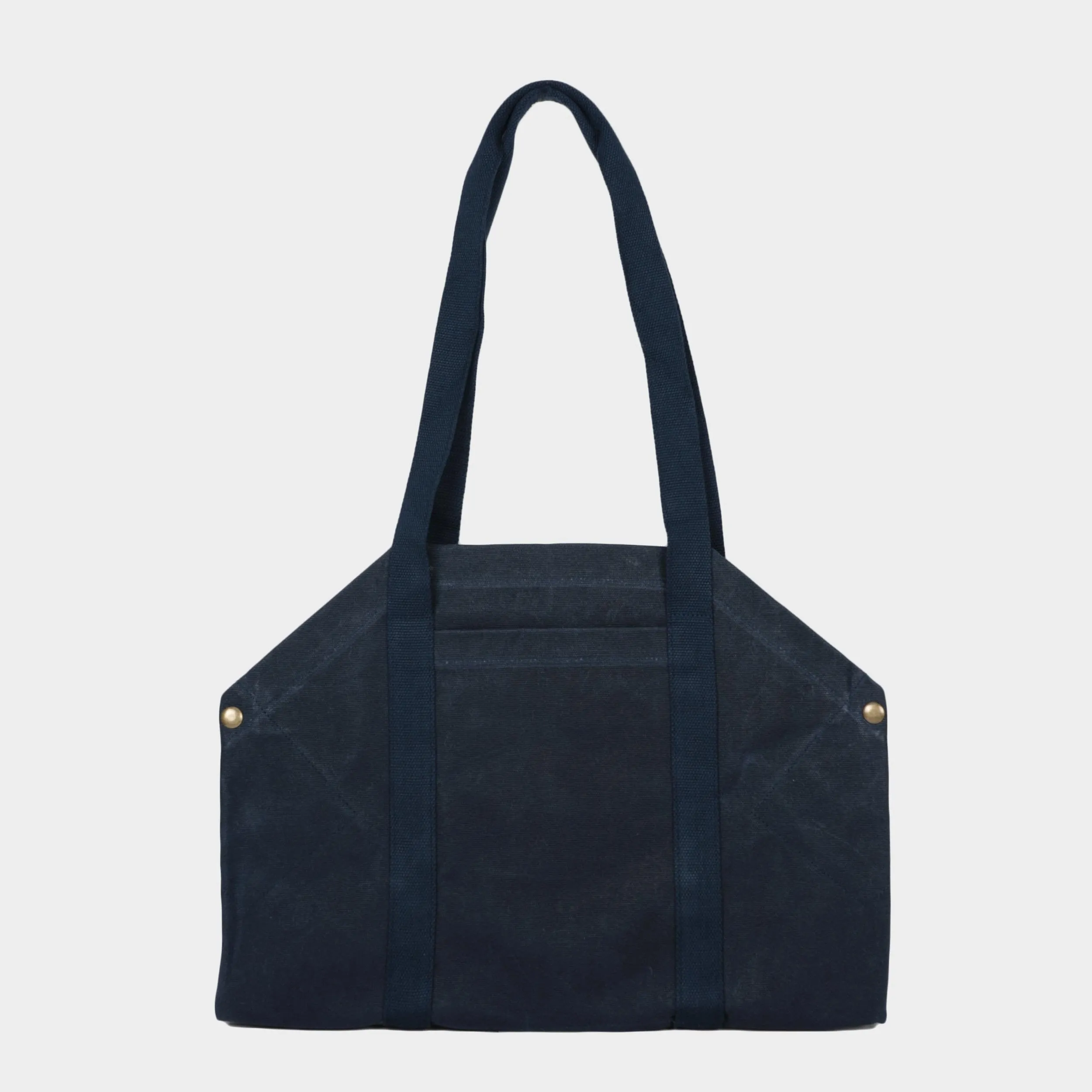 Gardenheir Waxed Canvas Origami Harvesting Trug/Tote in Navy