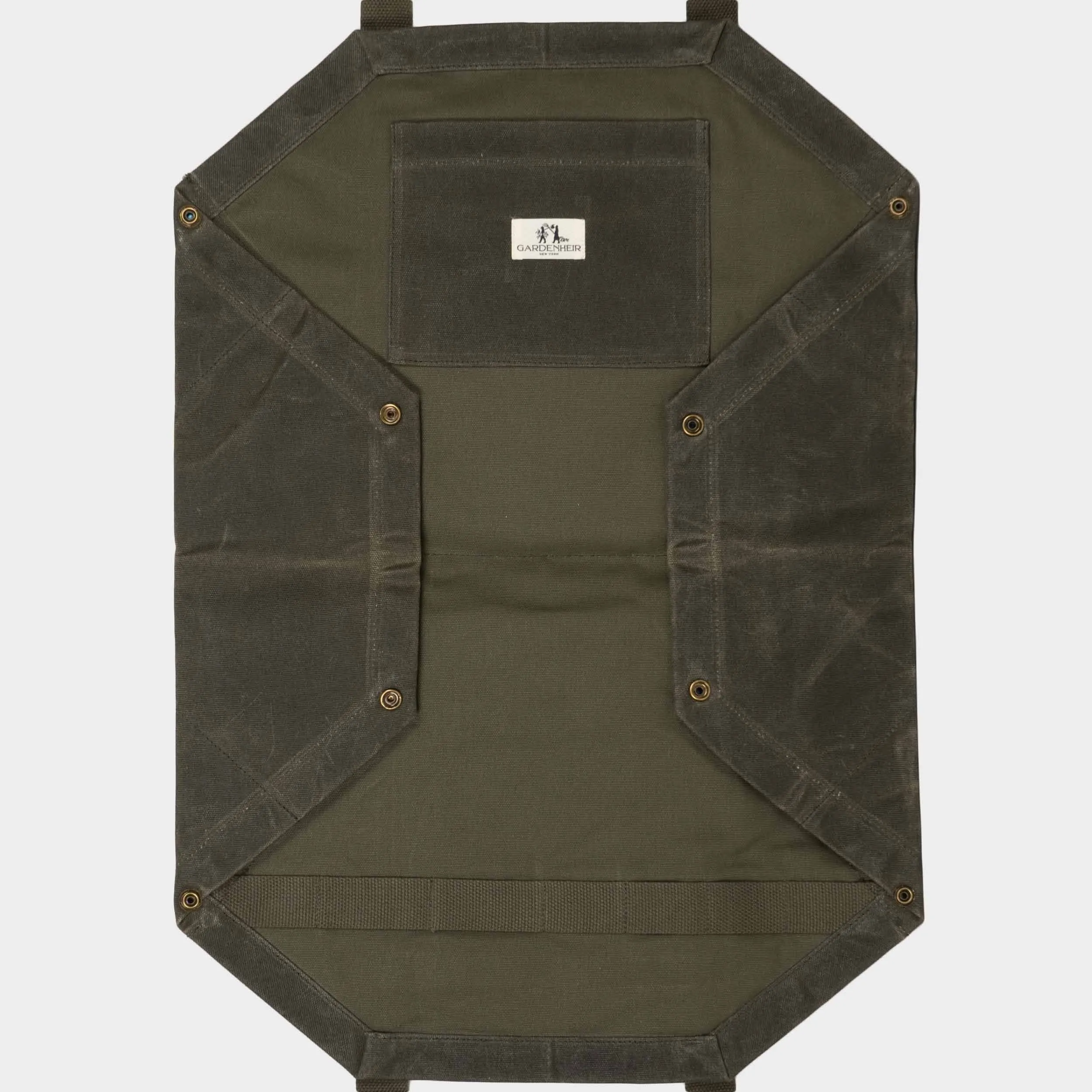 Gardenheir Waxed Canvas Origami Harvesting Trug/Tote in Olive