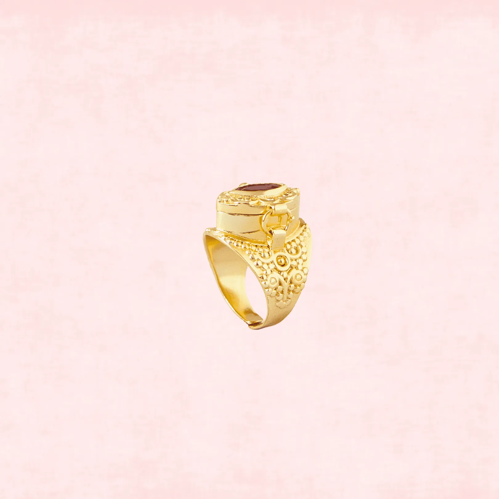 Garnet Poison Ring- RTS