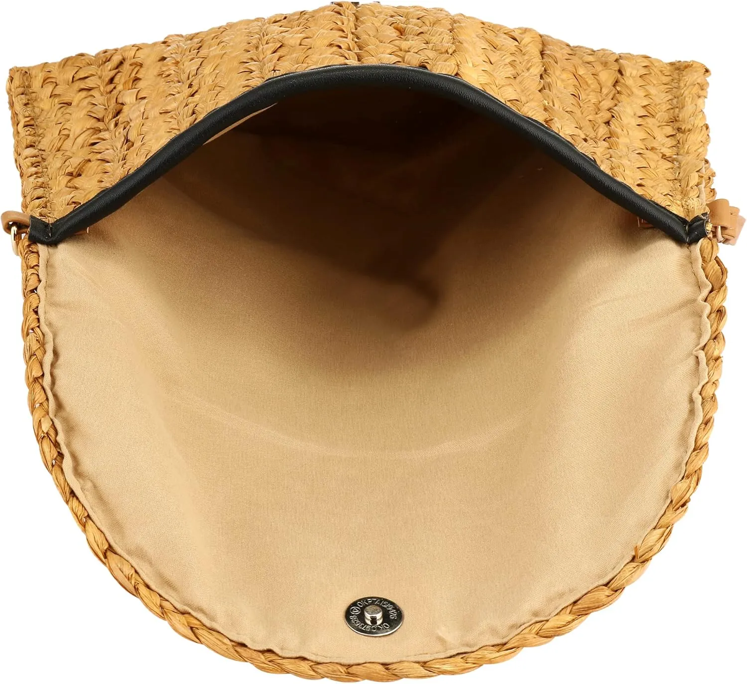 Gets Straw Clutches Beach Bag for Women Summer Crossbody Straw Bag with Strap