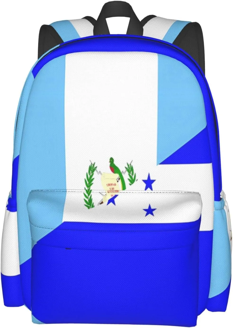 Guatemala Honduras Flag Large Travel Backpack Casual Backpacks Laptop Daypack Working Rucksack Lightweight Back Pack Sports Bag with Adjustable Shoulder Strap