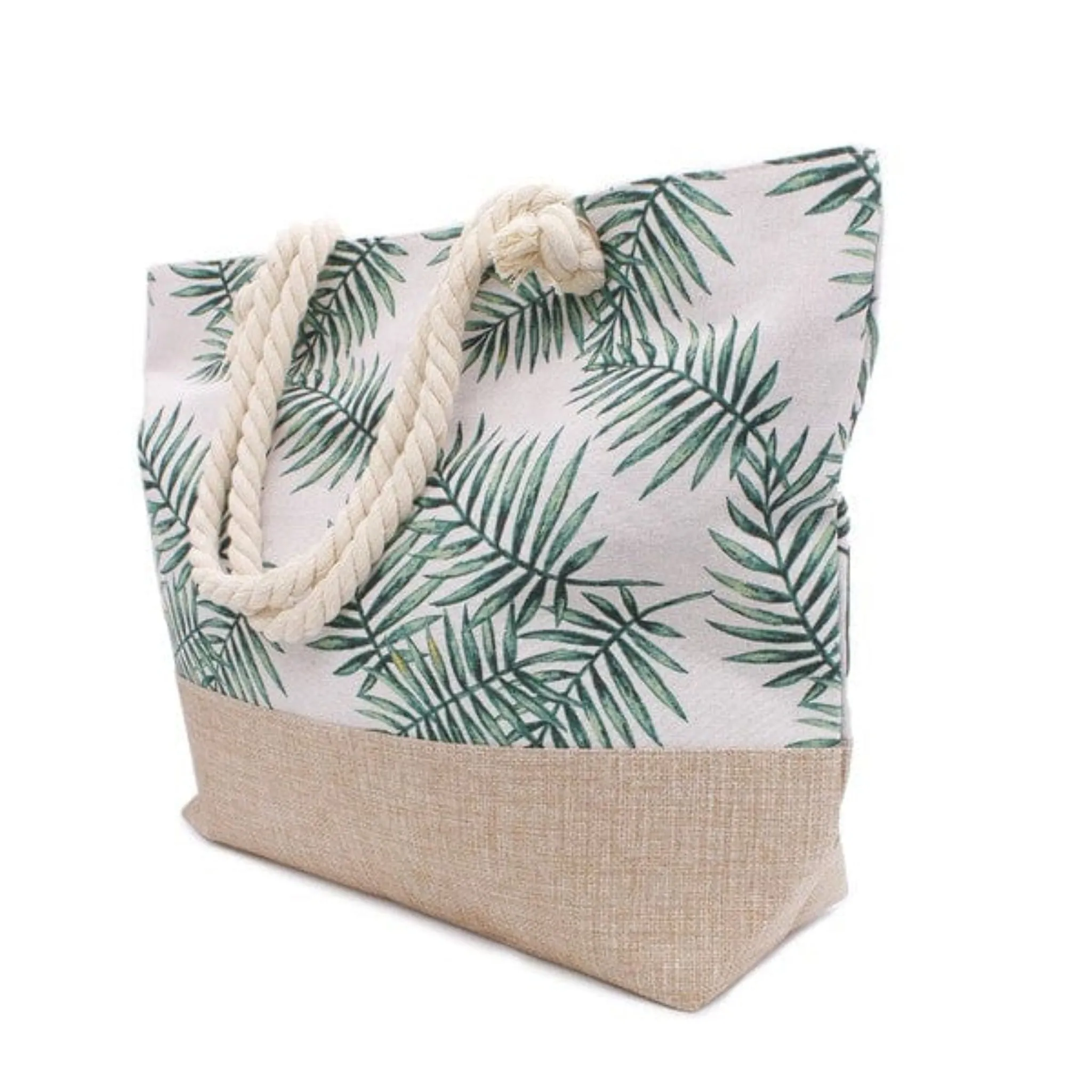 ❤️GYPSY FOX - Tropical Leaf Beach Tote Bag by Bella Chic