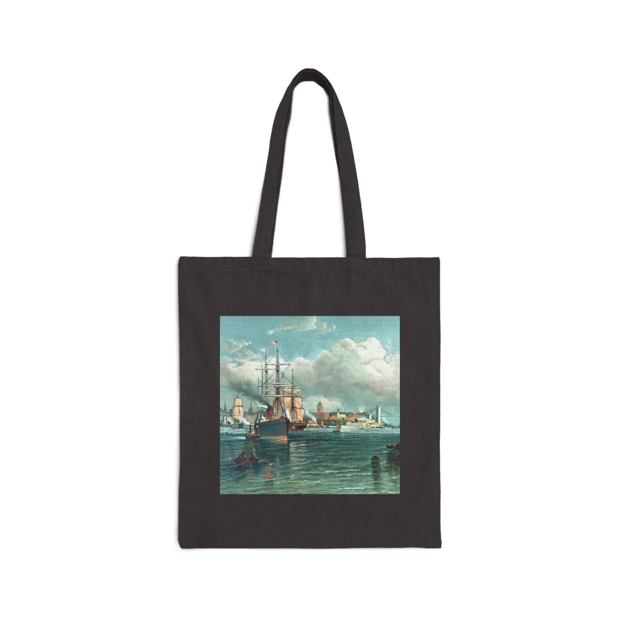Harbor Brooklyn Canvas Vintage Wireless Popular product Ships Tote