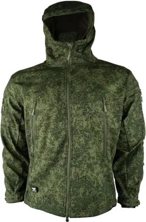 HARGLESMAN Men's Outdoor Waterproof Soft Shell Hooded Fleece Military Functional Jacket