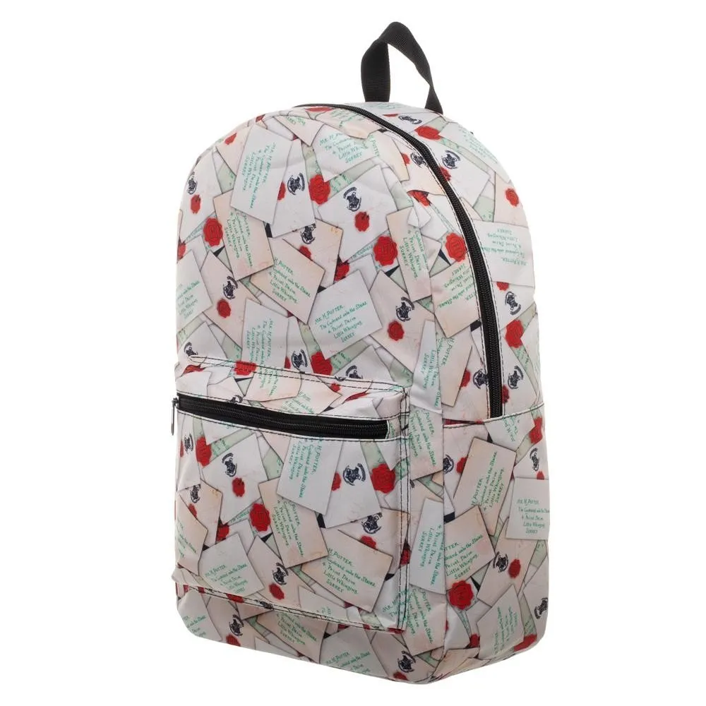 Harry Potter Letter Sublimated Backpack