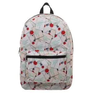 Harry Potter Letter Sublimated Backpack