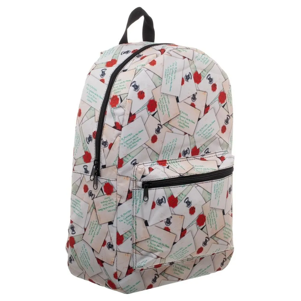 Harry Potter Letter Sublimated Backpack