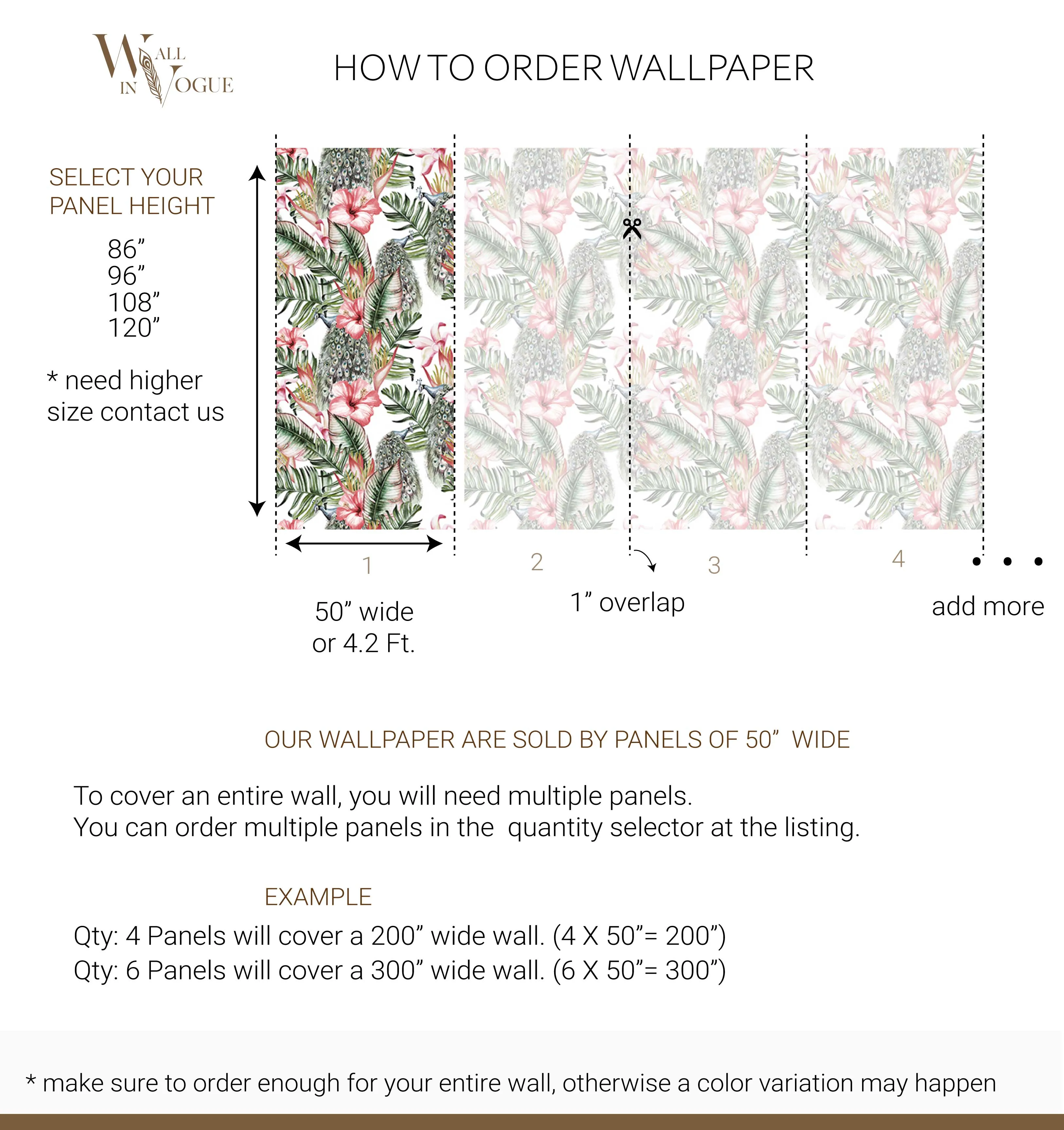 Hawaian palms WIV-255 - Infuse Your Space with Tropical Elegance