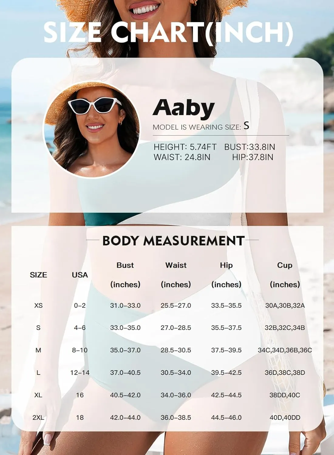 Herseas Women 2 Piece High Waisted Bestselling Bikini Color Block Swimsuit 2025 Summer Beach Bathing Suits