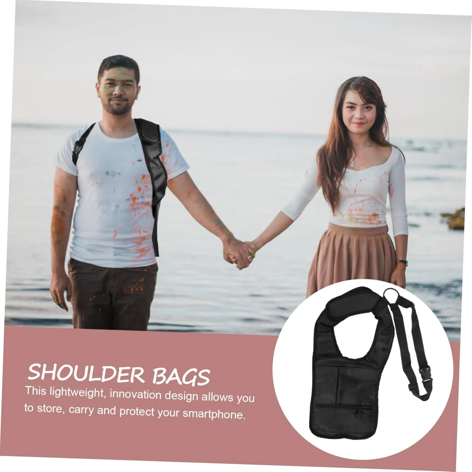 Hidden Pouch Mens Wallet Anti Bag Mens Shoulder Pouch Armpit Women Tops Mini Sling Bag Mens