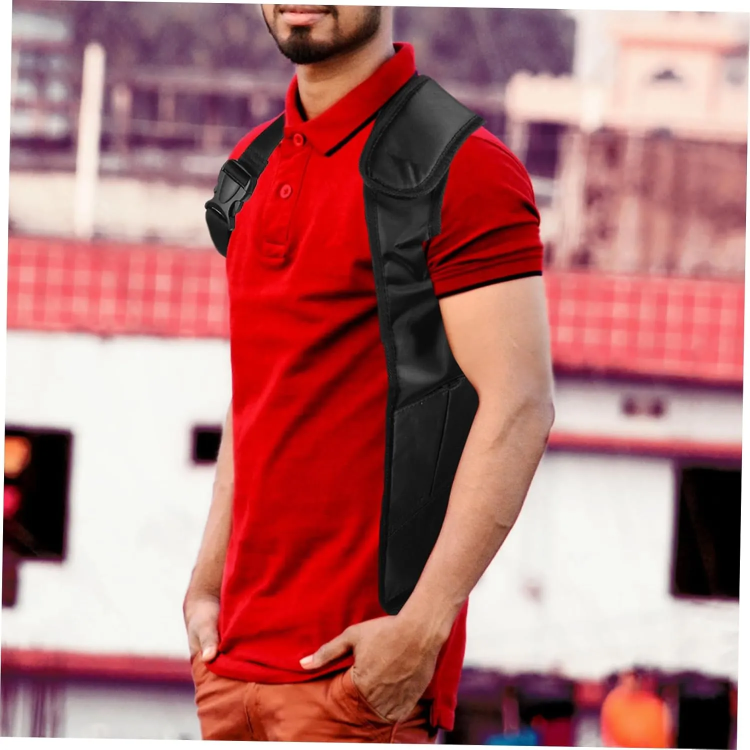 Hidden Pouch Mens Wallet Anti Bag Mens Shoulder Pouch Armpit Women Tops Mini Sling Bag Mens