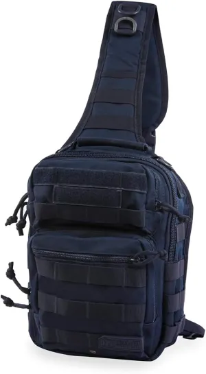 Highland Tactical Tactical Sling Backpack, Dark Navy, One_Size