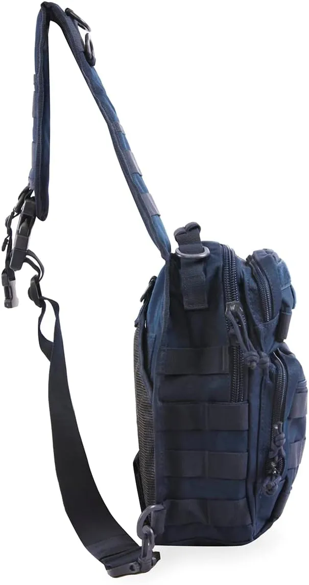 Highland Tactical Tactical Sling Backpack, Dark Navy, One_Size