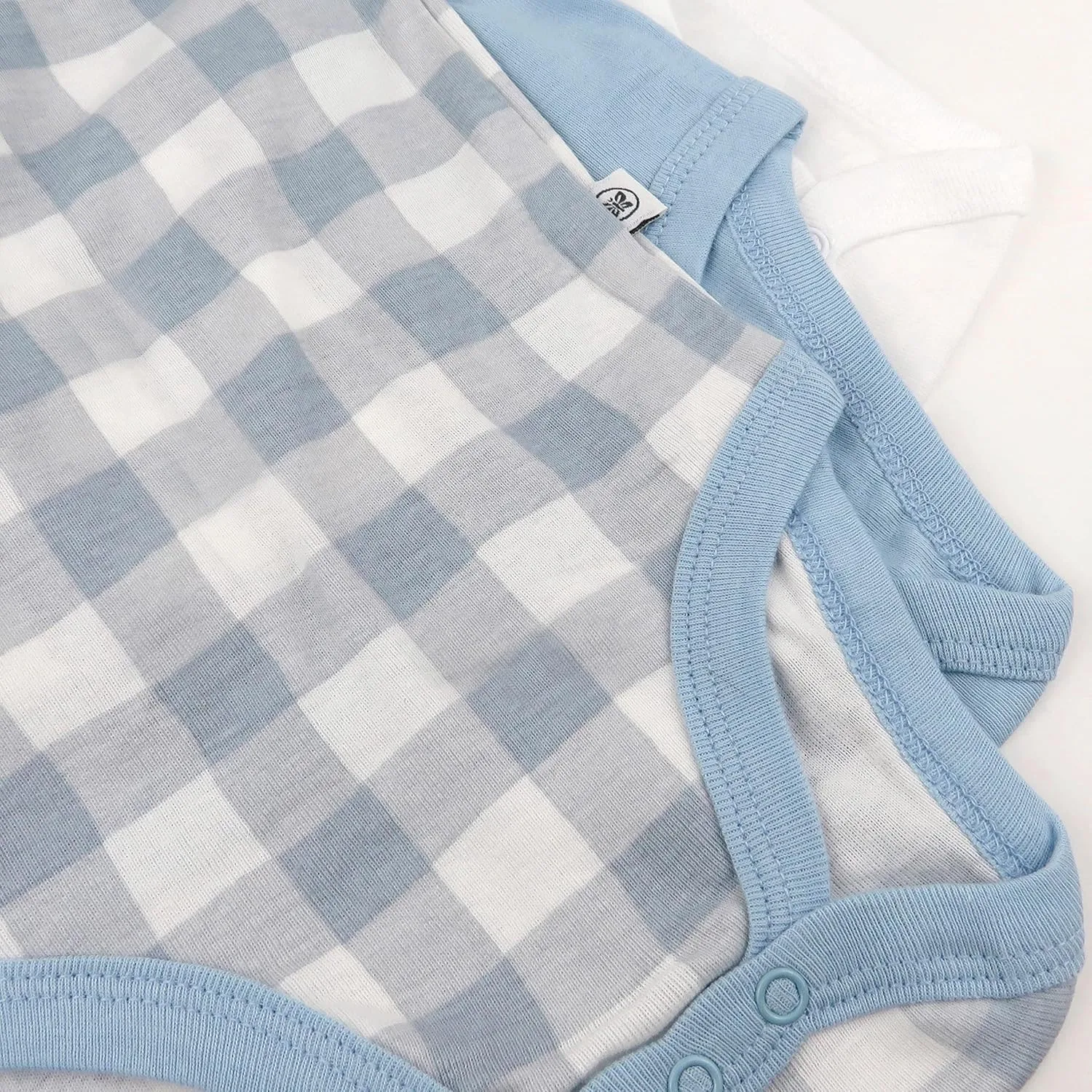 HonestBaby Baby Long Sleeve Side-Snap Organic Cotton Kimono Bodysuits (3 Pack)