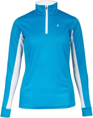 HORZE Women's Trista Long Sleeved Technical Moisture-Wicking Equestrian Sun Shirt | Mesh Under-Sleeves, UV Protection