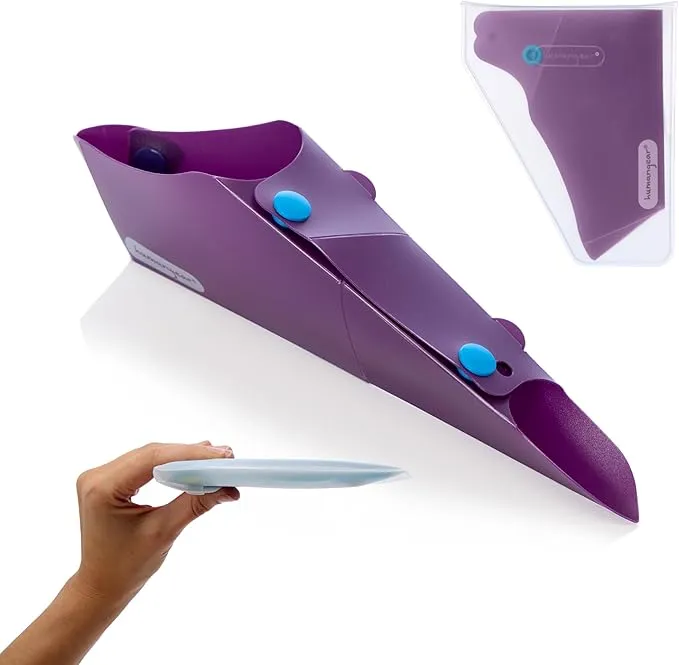 humangear GoPee Female Urination Device, Folds Transforms Instantly to Flat Pocketable Stand to Pee, Pee Easily Fully Clothed, Comfortable, Ultra-Compact, Reusable, Travel Outdoors, Includes Case