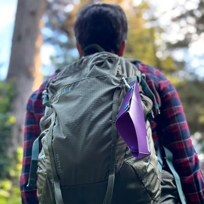 humangear GoPee Female Urination Device, Folds Transforms Instantly to Flat Pocketable Stand to Pee, Pee Easily Fully Clothed, Comfortable, Ultra-Compact, Reusable, Travel Outdoors, Includes Case