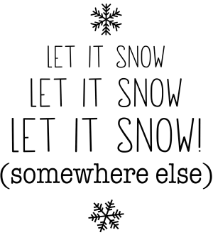Humorous Winter Laser Engraved Sleeves