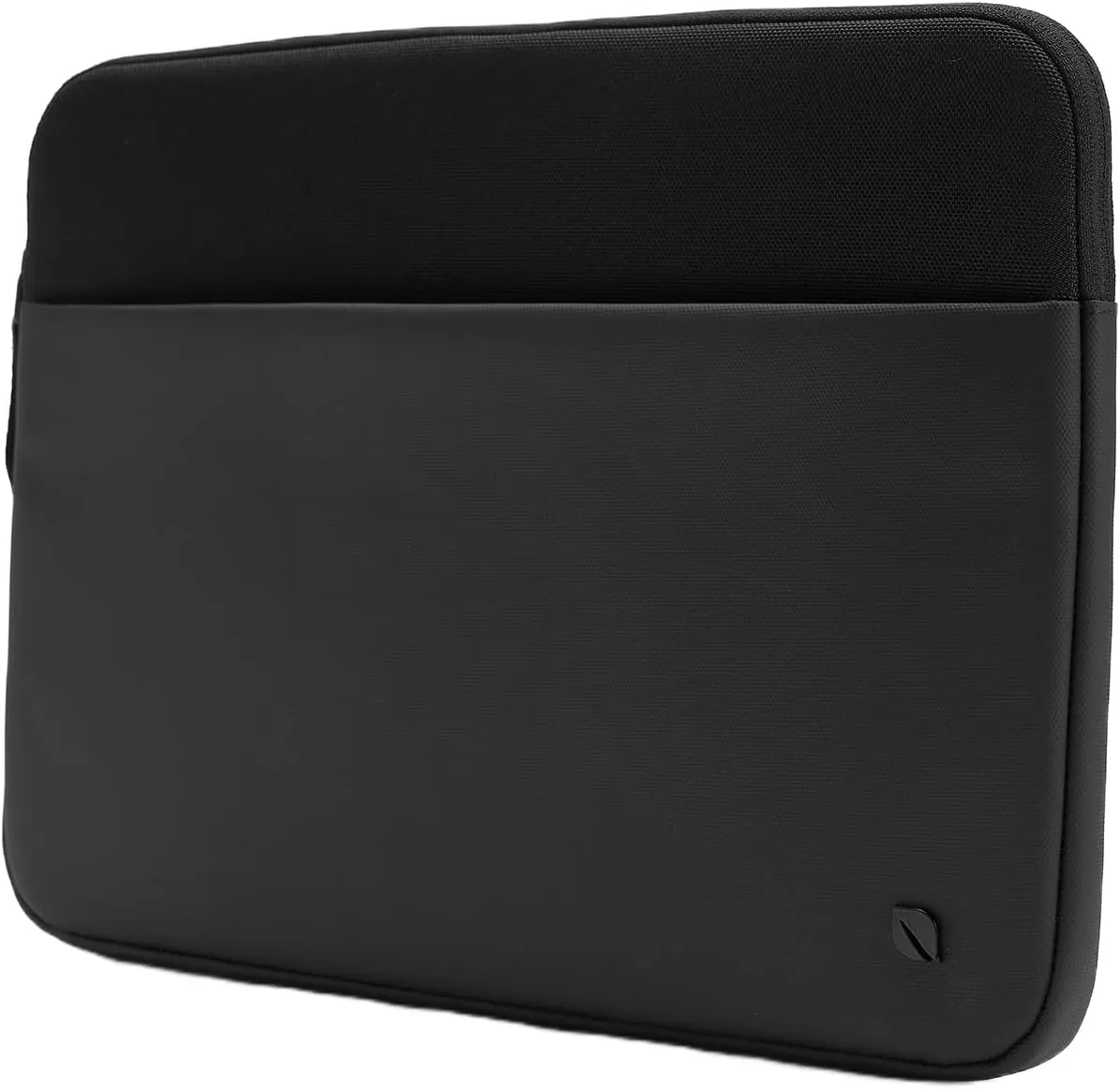 Incase A.R.C. Sleeve with ReSpun 100% Recycled Polyester - 13" & 14" MacBook/Laptop & iPad/Tablet Case - Cushioned Faux Fur Lining, External Zippered Slip Pocket - Black