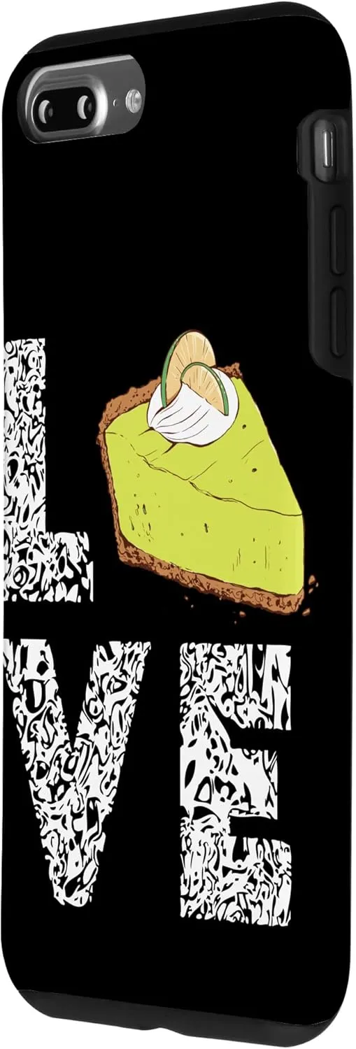 iPhone 7 Plus/8 Plus Lemon Pie Dessert Love Leopard Lemon Key Lime Pie Tart Case