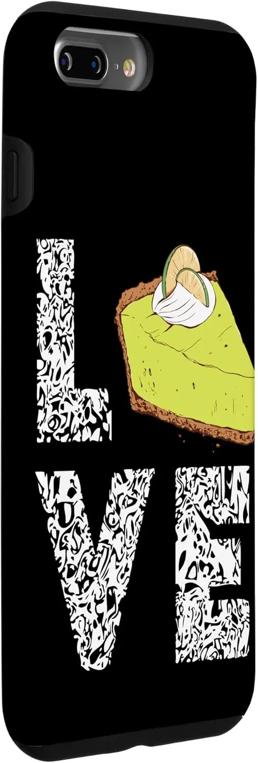 iPhone 7 Plus/8 Plus Lemon Pie Dessert Love Leopard Lemon Key Lime Pie Tart Case