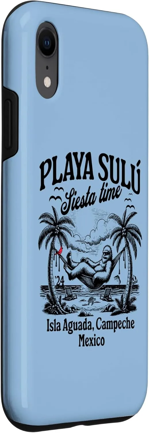 iPhone XR PLAYA SULU BIGFOOT SIESTA TIME '24 Paraiso Familiar Case